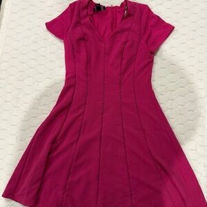 Chic Fuchsia Mini Dress